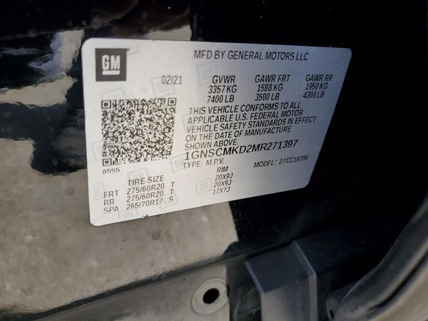 2021 CHEVROLET TAHOE LS