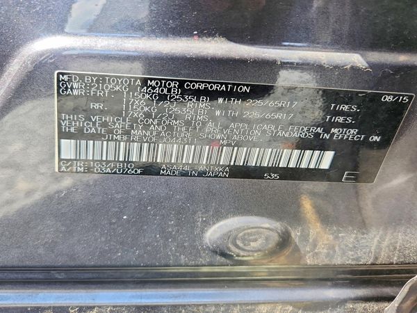2015 TOYOTA RAV4 LE (X Grade)