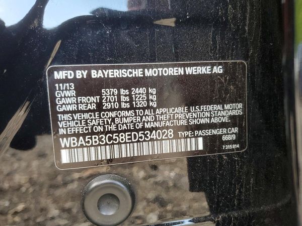 2014 BMW 535