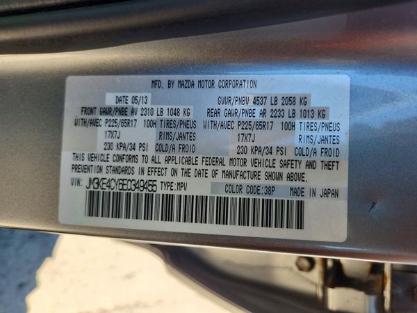 2014 MAZDA CX-5 Touring/GS
