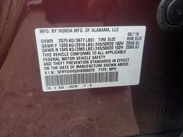 2017 ACURA MDX SH-AWD (Tech)