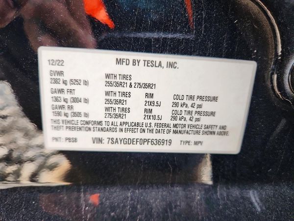 2023 TESLA MODEL Y
