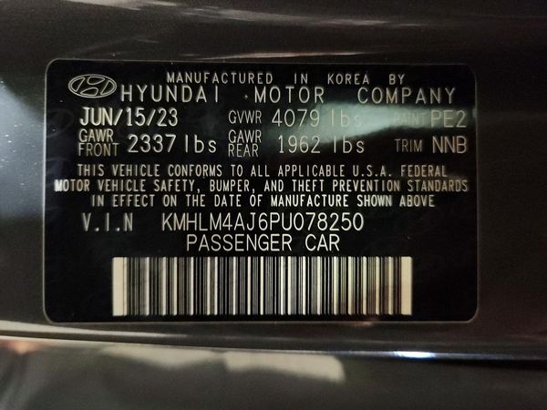2023 HYUNDAI ELANTRA Blue