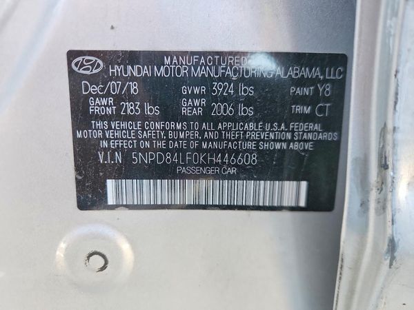 2019 HYUNDAI ELANTRA