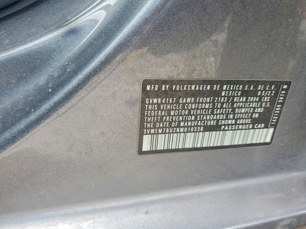 2022 VOLKSWAGEN JETTA