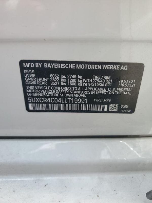 2020 BMW X5 sDrive40i