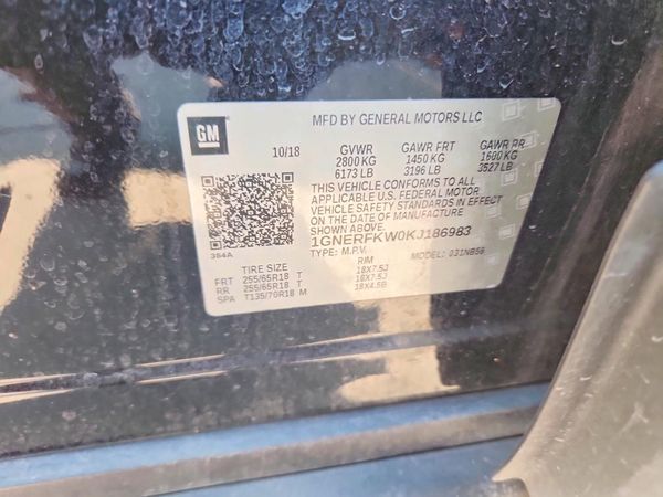 2019 CHEVROLET TRAVERSE LS