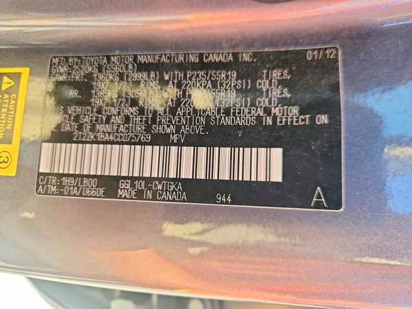2012 LEXUS RX 350