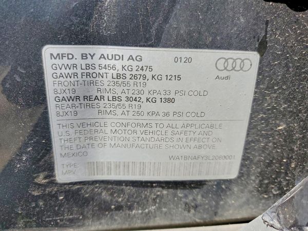 2020 AUDI Q5 quattro Premium Plus