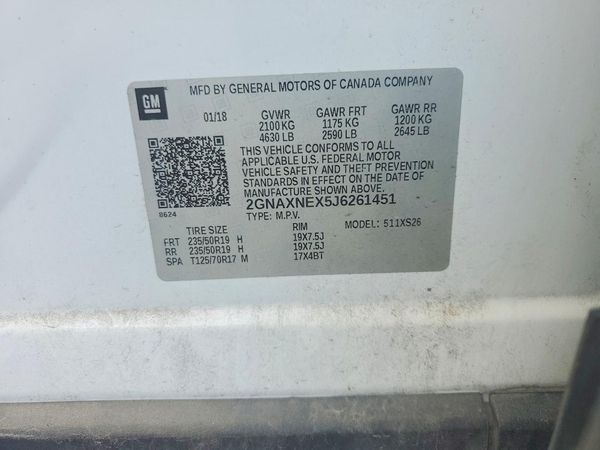 2018 CHEVROLET EQUINOX Premier (2LZ)