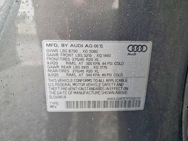 2015 AUDI Q7 Premium Plus