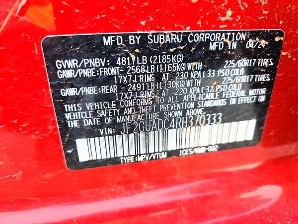 2024 SUBARU CROSSTREK Premium