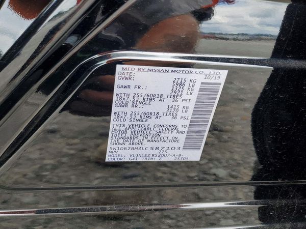 2020 NISSAN PATHFINDER SV