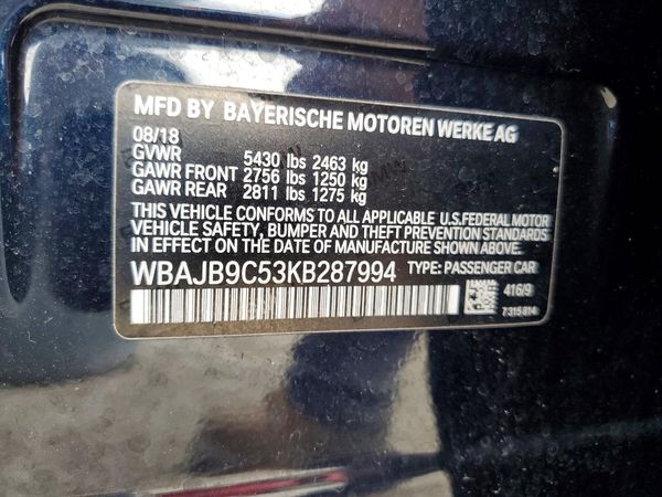 2019 BMW M550XI xDrive