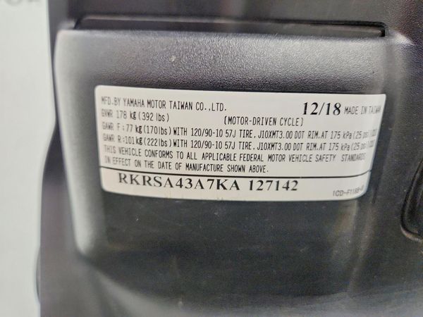 2019 YAMAHA YW50