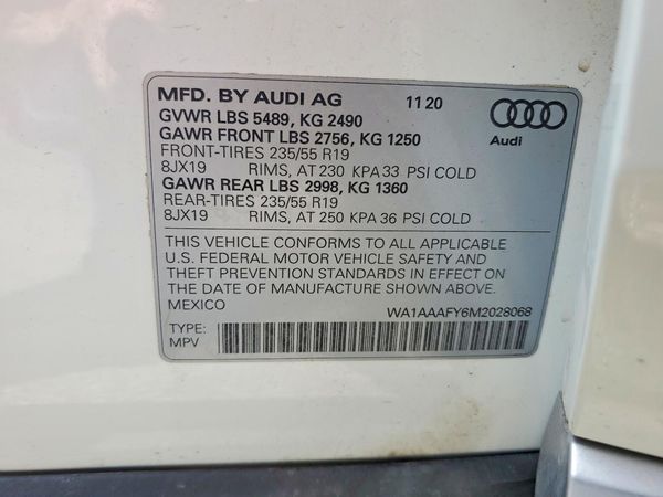 2021 AUDI Q5 quattro Premium