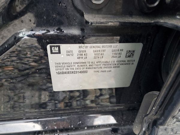 2012 CADILLAC CTS Base