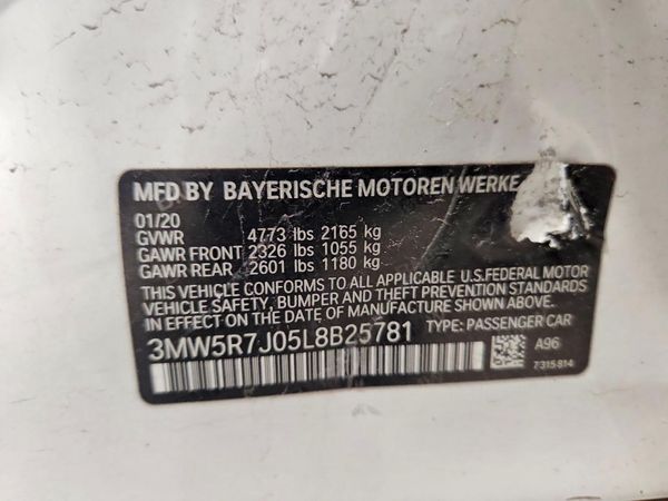 2020 BMW 330XI xDrive NA