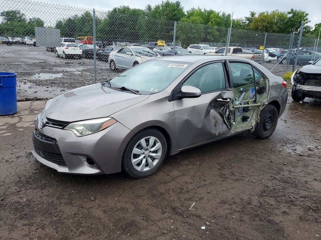 2016 TOYOTA COROLLA L/LE — Front 3/4