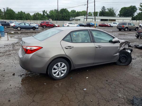 2016 TOYOTA COROLLA L/LE — PSRA