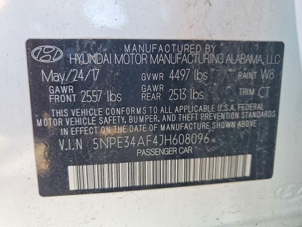 2018 HYUNDAI SONATA