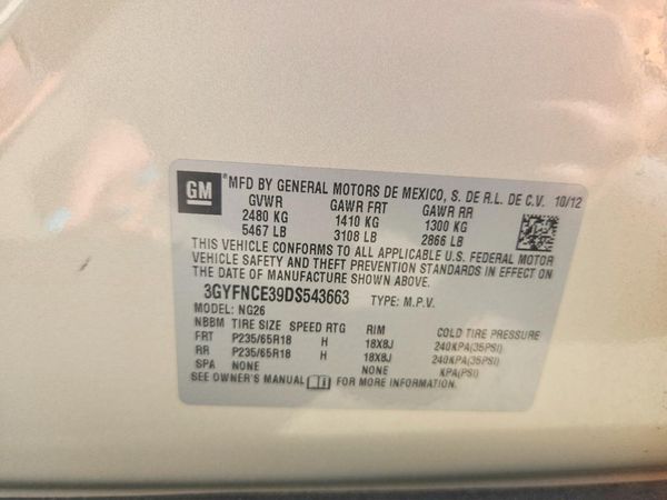 2013 CADILLAC SRX Luxury