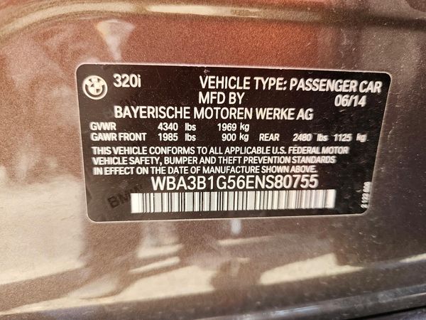 2014 BMW 320 SA