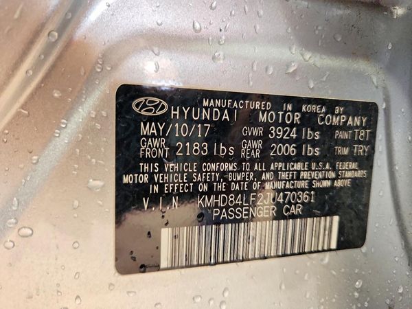 2018 HYUNDAI ELANTRA
