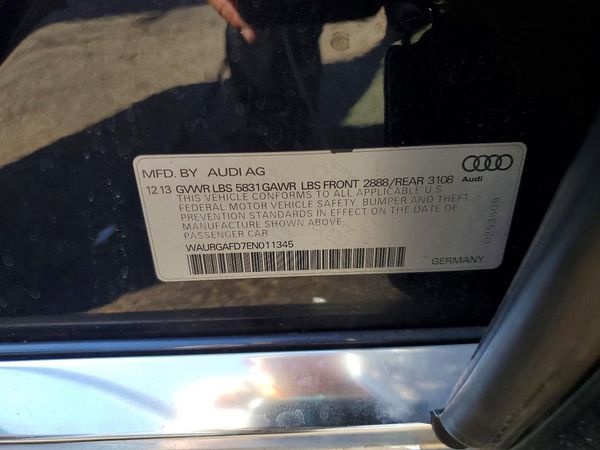 2014 AUDI A8 L