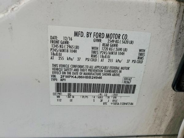 2017 FORD EDGE SEL