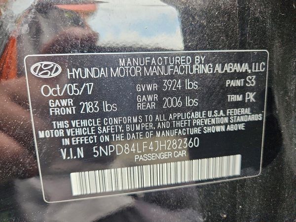2018 HYUNDAI ELANTRA