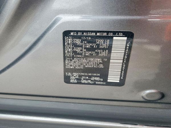 2020 NISSAN ARMADA