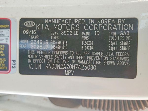 2017 KIA SOUL Base