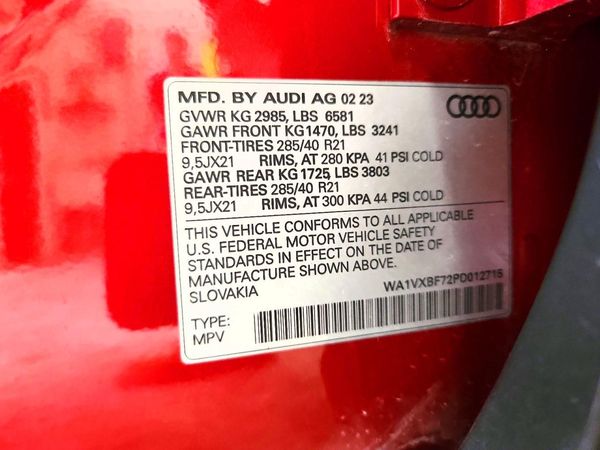 2023 AUDI Q7 quattro Prestige