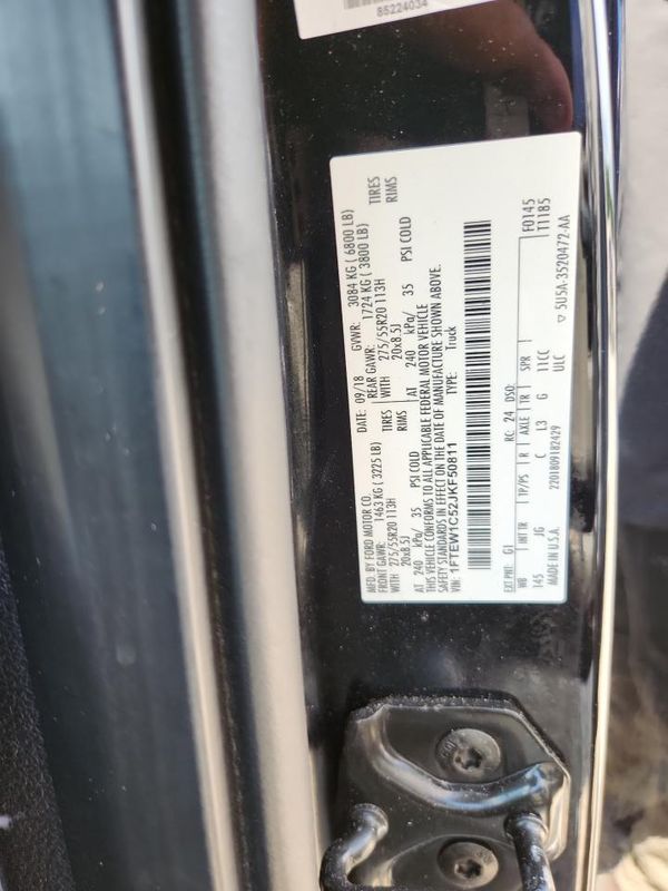 2018 FORD F150