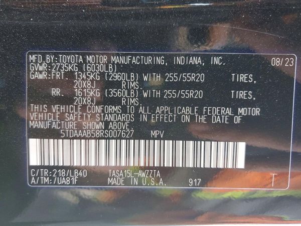 2024 TOYOTA GRAND HIGHLANDER