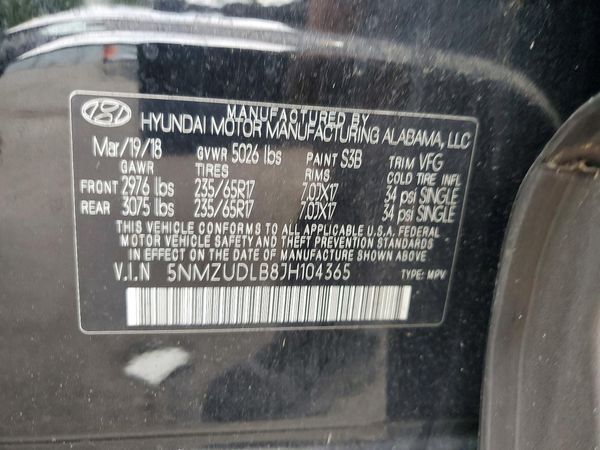 2018 HYUNDAI SANTA FE SPORT