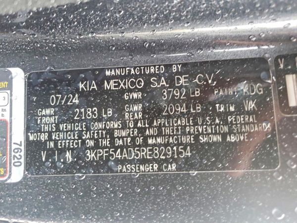 2024 KIA FORTE GT Line