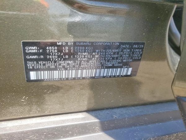 2025 SUBARU OUTBACK