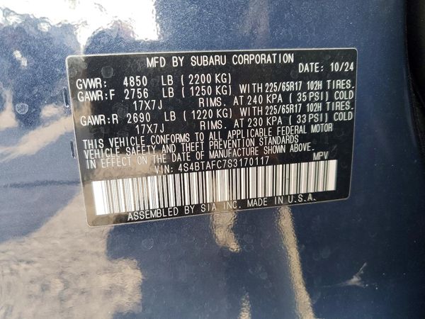 2025 SUBARU OUTBACK Premium