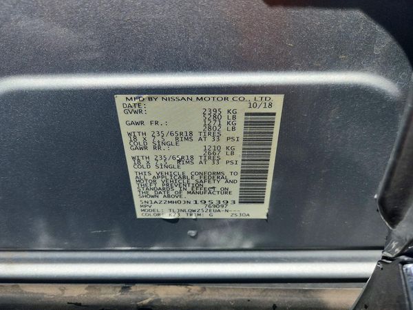 2018 NISSAN MURANO