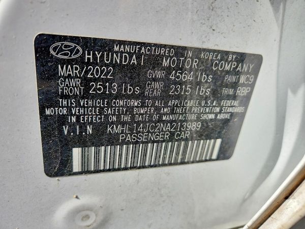 2022 HYUNDAI SONATA