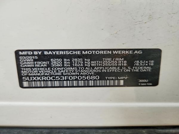 2015 BMW X5 xDrive35i