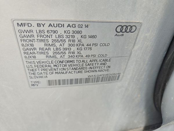 2014 AUDI Q7 Premium Plus