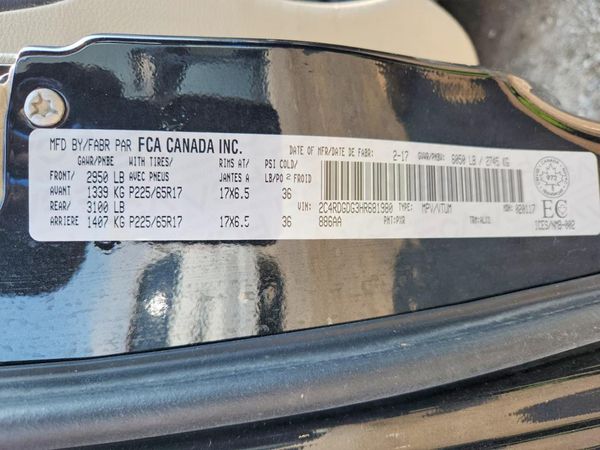 2017 DODGE GRAND CARAVAN Crew