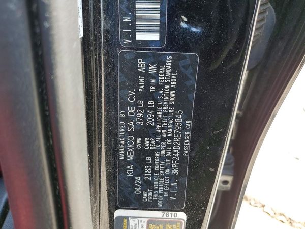 2024 KIA FORTE LX, LXS
