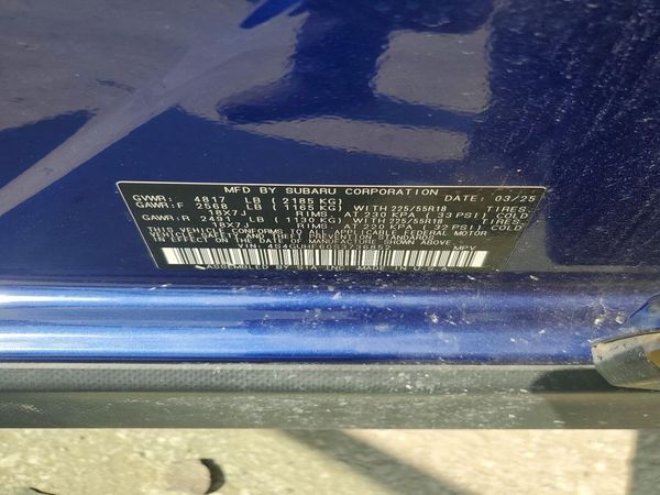 2025 SUBARU CROSSTREK