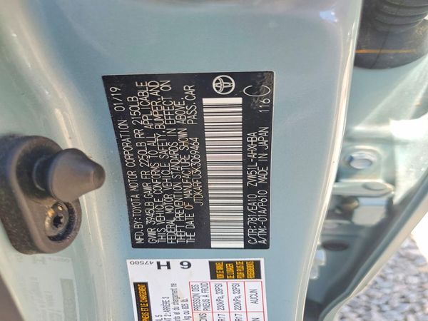 2019 TOYOTA PRIUS