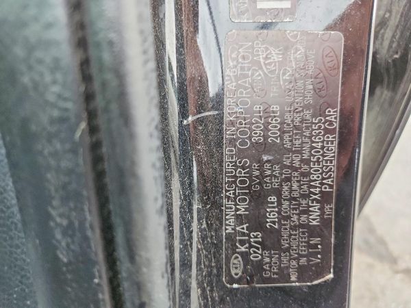 2014 KIA FORTE LX, EX