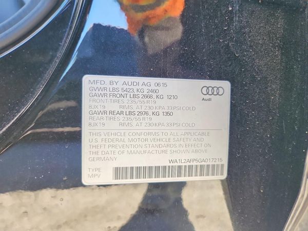2016 AUDI Q5 quattro Premium Plus